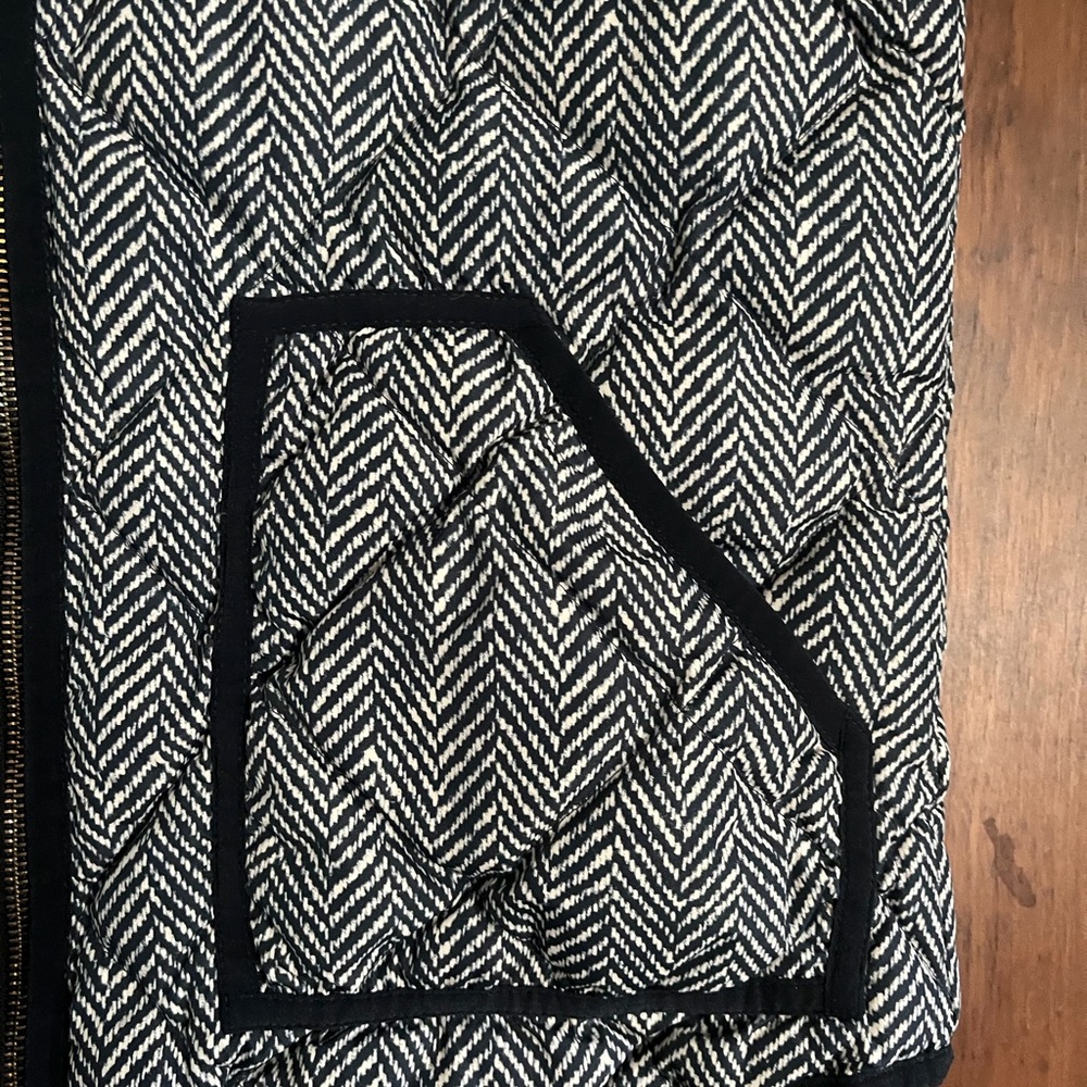 J. Crew Herringbone Patterned Vest - image 3